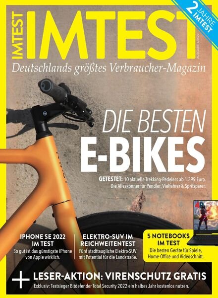 Imtest – Das Verbraucher Magazin – Nr4 2022 Cover