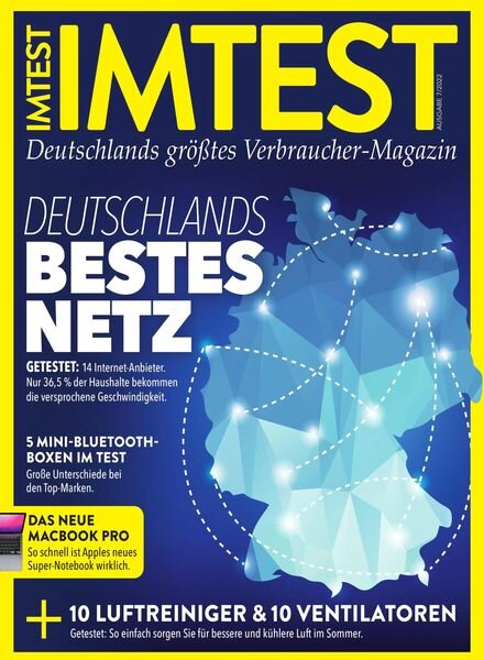 Imtest – Das Verbraucher Magazin – Nr7 2022 Cover