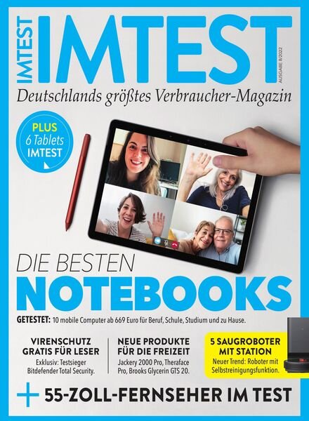 Imtest – Das Verbraucher Magazin – Nr8 2022 Cover