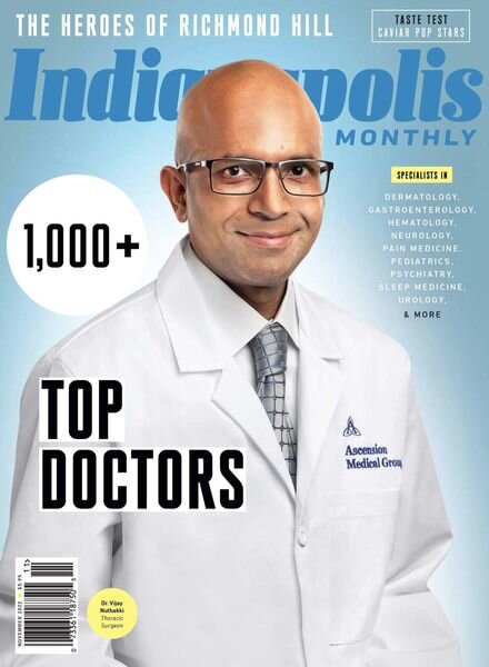 Indianapolis Monthly – November 2022 Cover