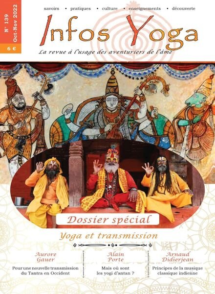 Infos Yoga – octobre 2022 Cover