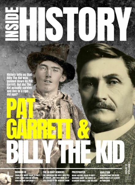 Inside History UK – Issue 12 Pat Garrett & Billy The Kid – August 2022 Cover