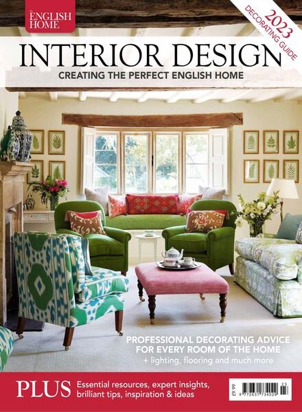 Interior Design – 2020 Creating the Perfect English Home – October 2022 Cover