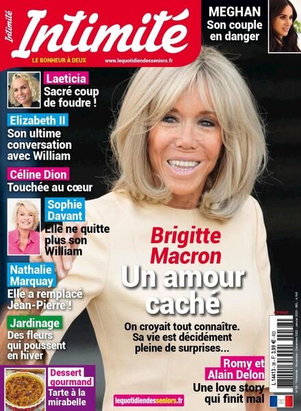 Intimite – octobre 2022 Cover