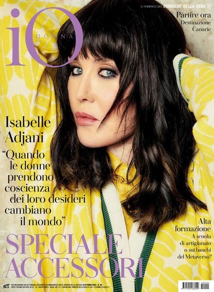 Io Donna del Corriere della Sera – 8 Ottobre 2022 Cover