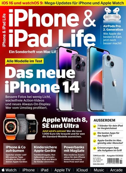 iPhone und iPad Life – Marz 2022 Cover
