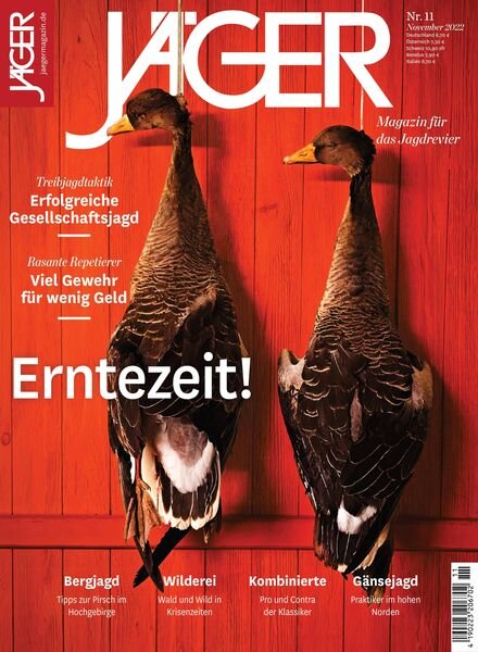 JAGER – Oktober 2022 Cover