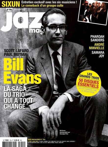Jazz Magazine – octobre 2022 Cover