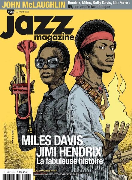 Jazz Magazine – septembre 2022 Cover