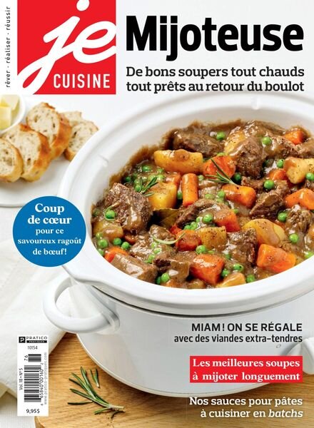 Je Cuisine – Novembre 2022 Cover