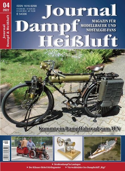 Journal Dampf & Heissluft – Oktober 2022 Cover