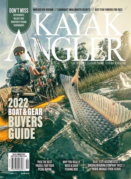 Kayak Angler – July 2022 Cover