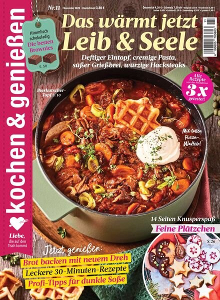 kochen & geniessen – Oktober 2022 Cover