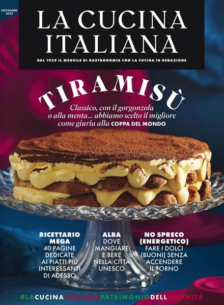 La Cucina Italiana – Novembre 2022 Cover
