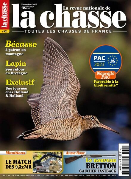 La Revue Nationale de la Chasse – novembre 2022 Cover