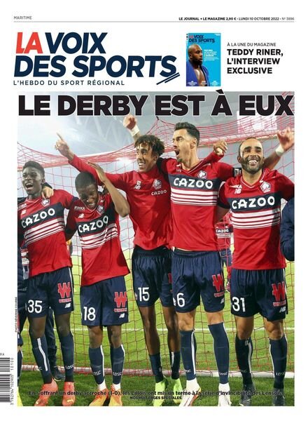 La Voix des Sports – 10 octobre 2022 Cover