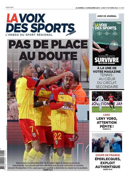 La Voix des Sports – 17 octobre 2022 Cover