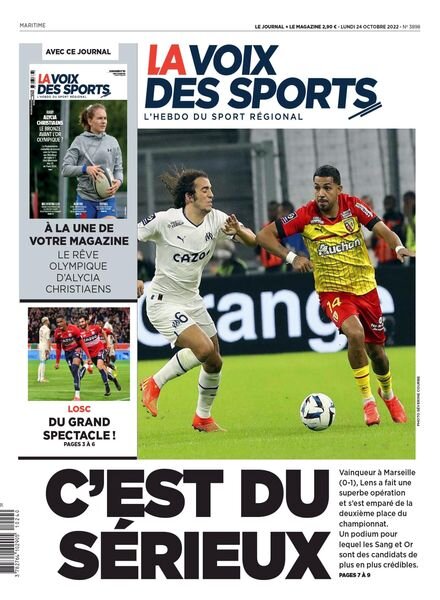 La Voix des Sports – 24 octobre 2022 Cover