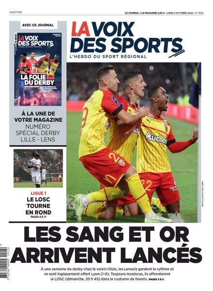 La Voix des Sports – octobre 2022 Cover