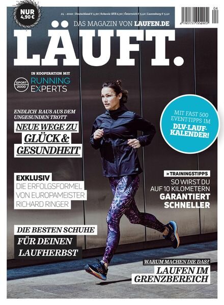 LAUFT Das Magazin von laufende – September 2022 Cover