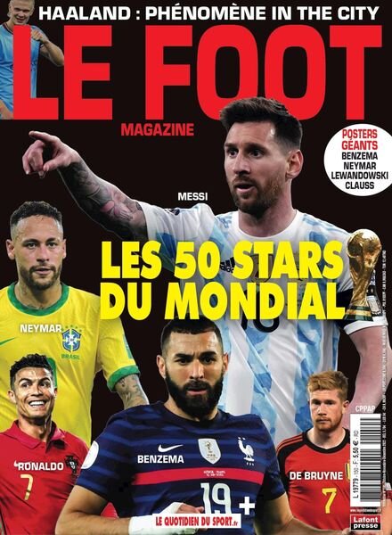 Le Foot magazine – octobre 2022 Cover