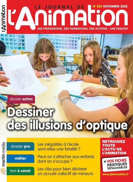 Le Journal de l’Animation – Novembre 2022 Cover