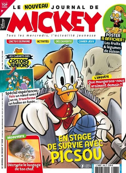 Le Journal de Mickey – 05 octobre 2022 Cover