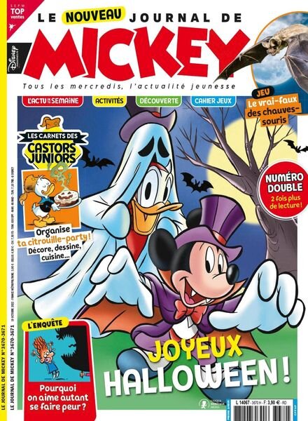 Le Journal de Mickey – 19 octobre 2022 Cover