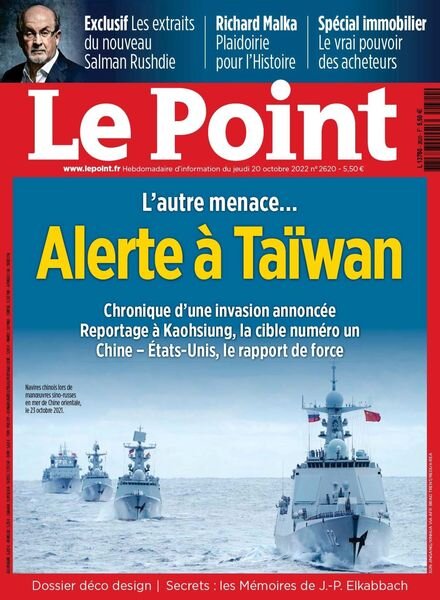 Le Point – 20 octobre 2022 Cover