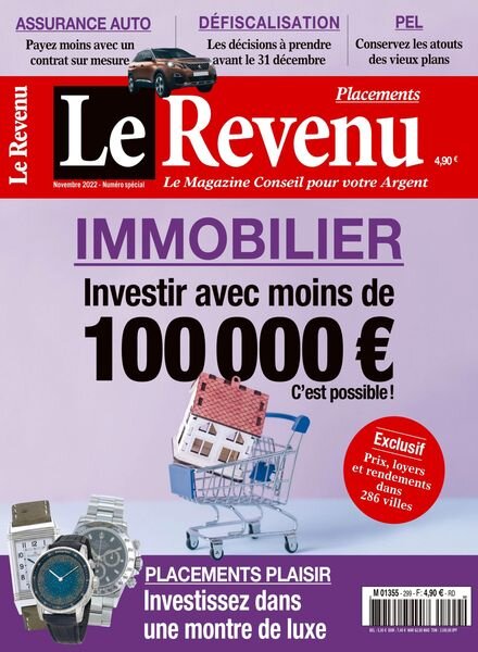 Le Revenu Placements – Novembre 2022 Cover