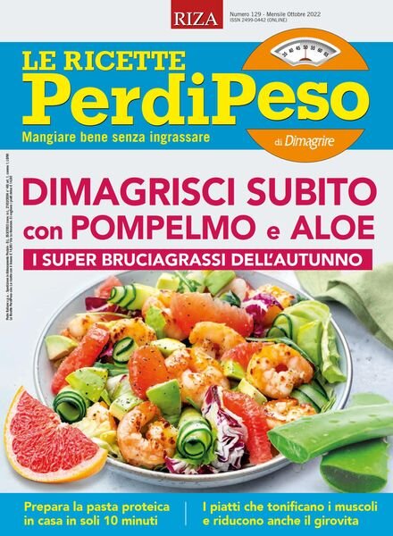 Le Ricette PerdiPeso – Ottobre 2022 Cover