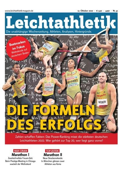 Leichtathletik – 12 Oktober 2022 Cover