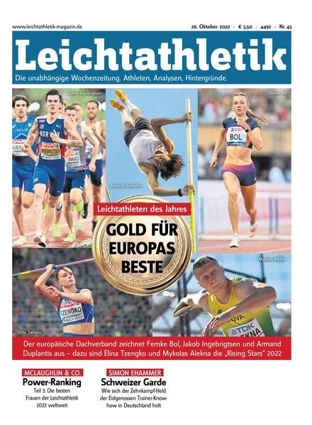 Leichtathletik – 25 Oktober 2022 Cover