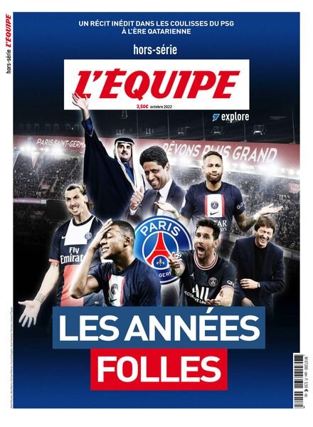 L’Equipe – Hors-Serie N 58 – Octobre 2022 Cover