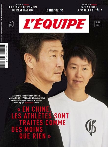L’Equipe Magazine – 1er Octobre 2022 Cover