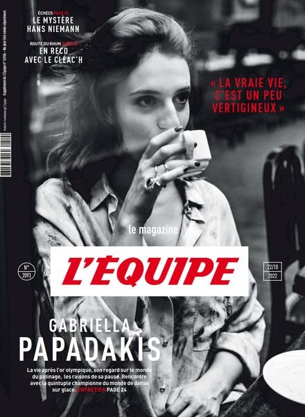 L’Equipe Magazine – 22 Octobre 2022 Cover