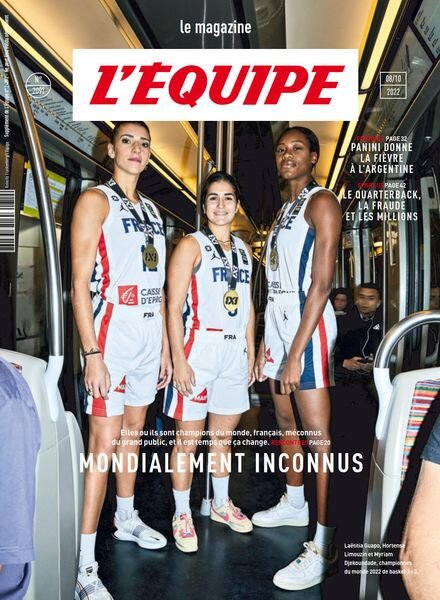 L’Equipe Magazine – 8 Octobre 2022 Cover
