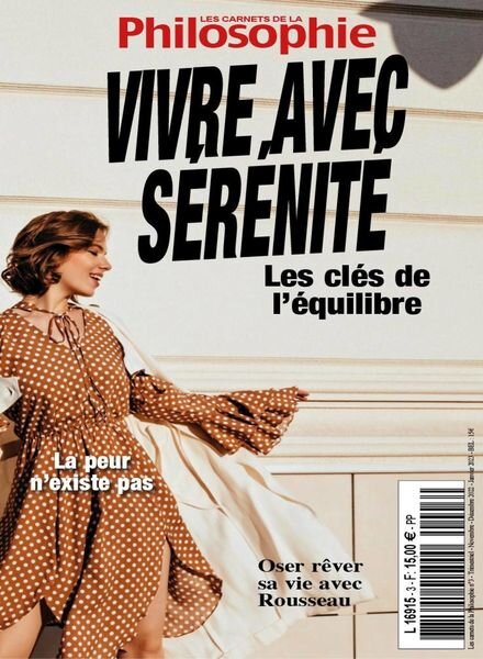 Les Carnets De La Philosophie – octobre 2022 Cover