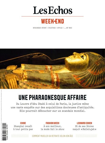 Les Echos Week-end – 14 Octobre 2022 Cover