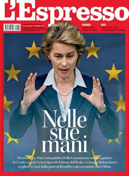 l’Espresso – 16 Ottobre 2022 Cover