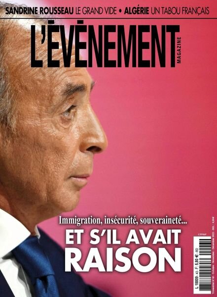 L’evenement magazine – 01 octobre 2022 Cover