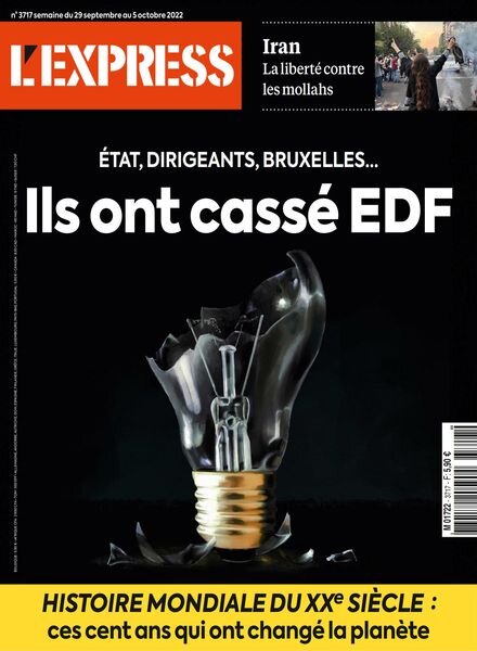L’Express – 29 septembre 2022 Cover