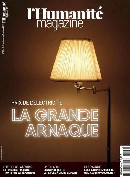 L’Humanite Magazine – 29 septembre 2022 Cover