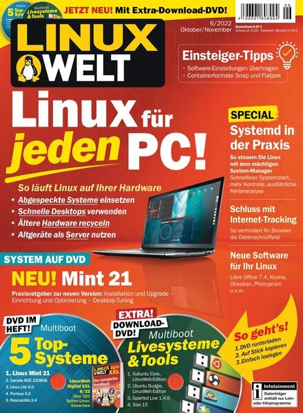 Linux Welt – Oktober 2022 Cover