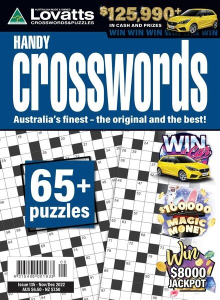 Lovatts Handy Crosswords – 23 October 2022 Cover