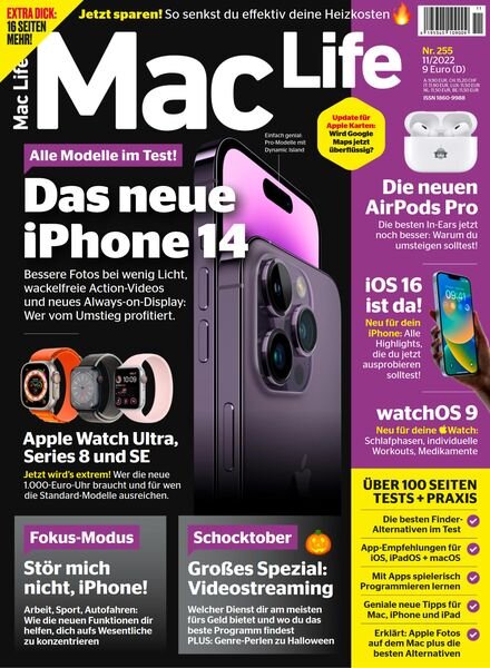 Mac Life Germany – November 2022 Cover