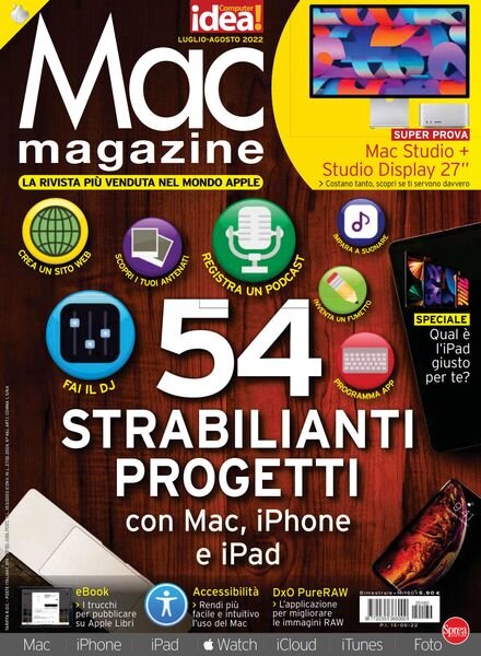 Mac Magazine – Luglio-Agosto 2022 Cover