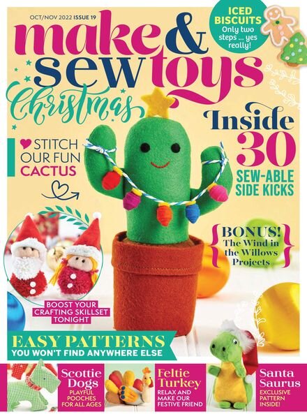 Make & Sew Toys – October 2022 Cover
