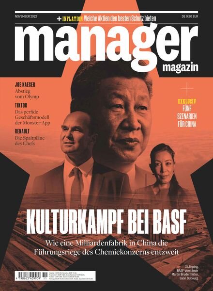 Manager Magazin – November 2022 Cover