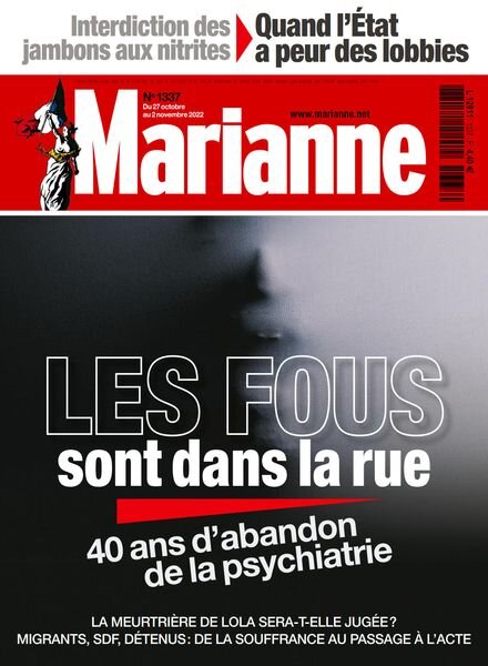 Marianne – 27 Octobre 2022 Cover